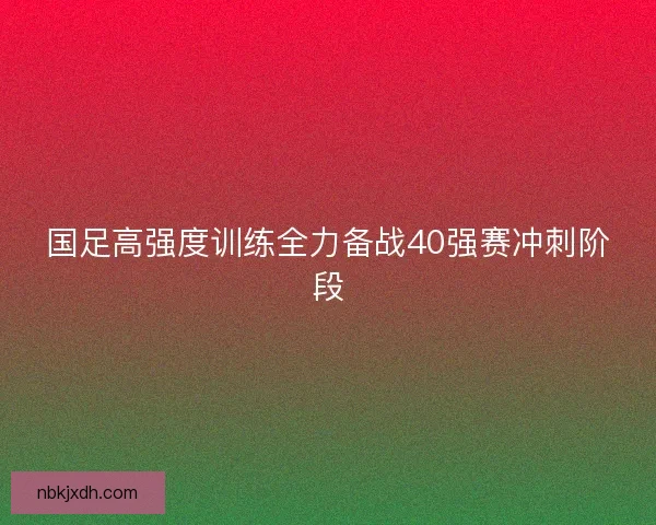 国足高强度训练全力备战40强赛冲刺阶段